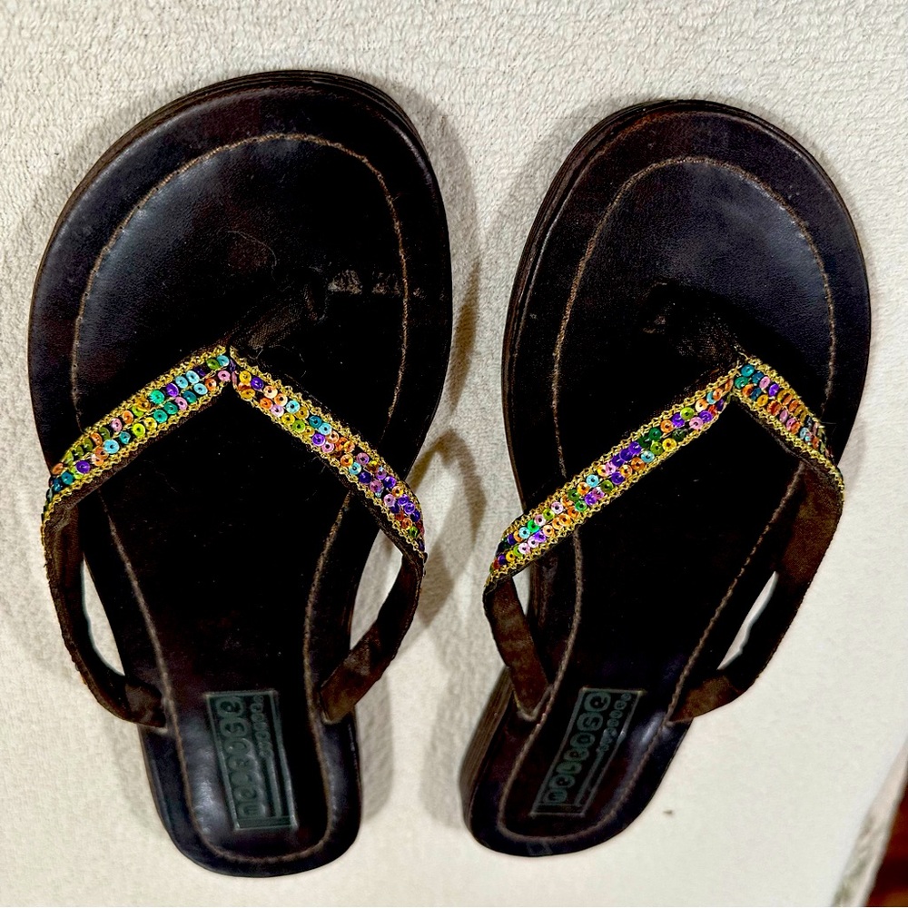 Sequined Sandals (Flip Flops)